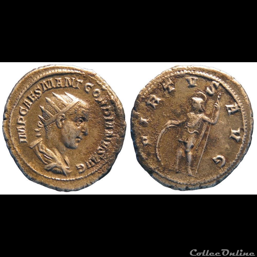 antoninien 1ere émission VIRTVS AVG monnaie antique jc ap romaine antoninien 1ere emission virtvs avg