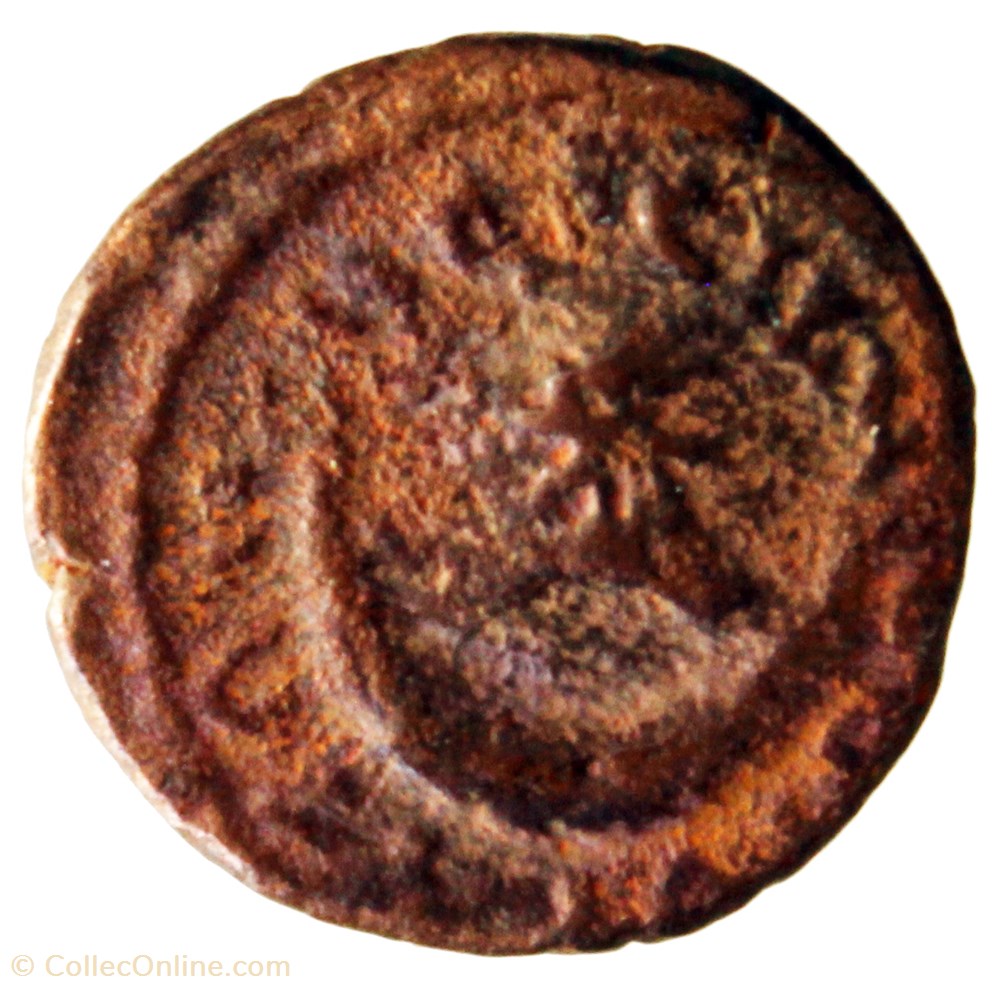 assarion croissant de lune et étoile monnaie antique av jc ap romaine provinciale assarion croissant de lune et etoile