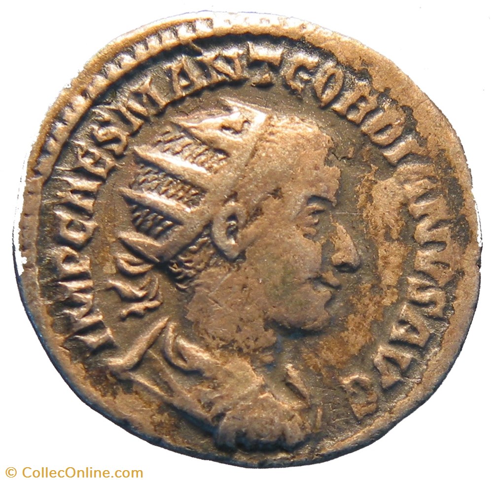 Antoninien 1ere émission Gordien monnaie antique av jc ap romaine antoninien 1ere emission gordien