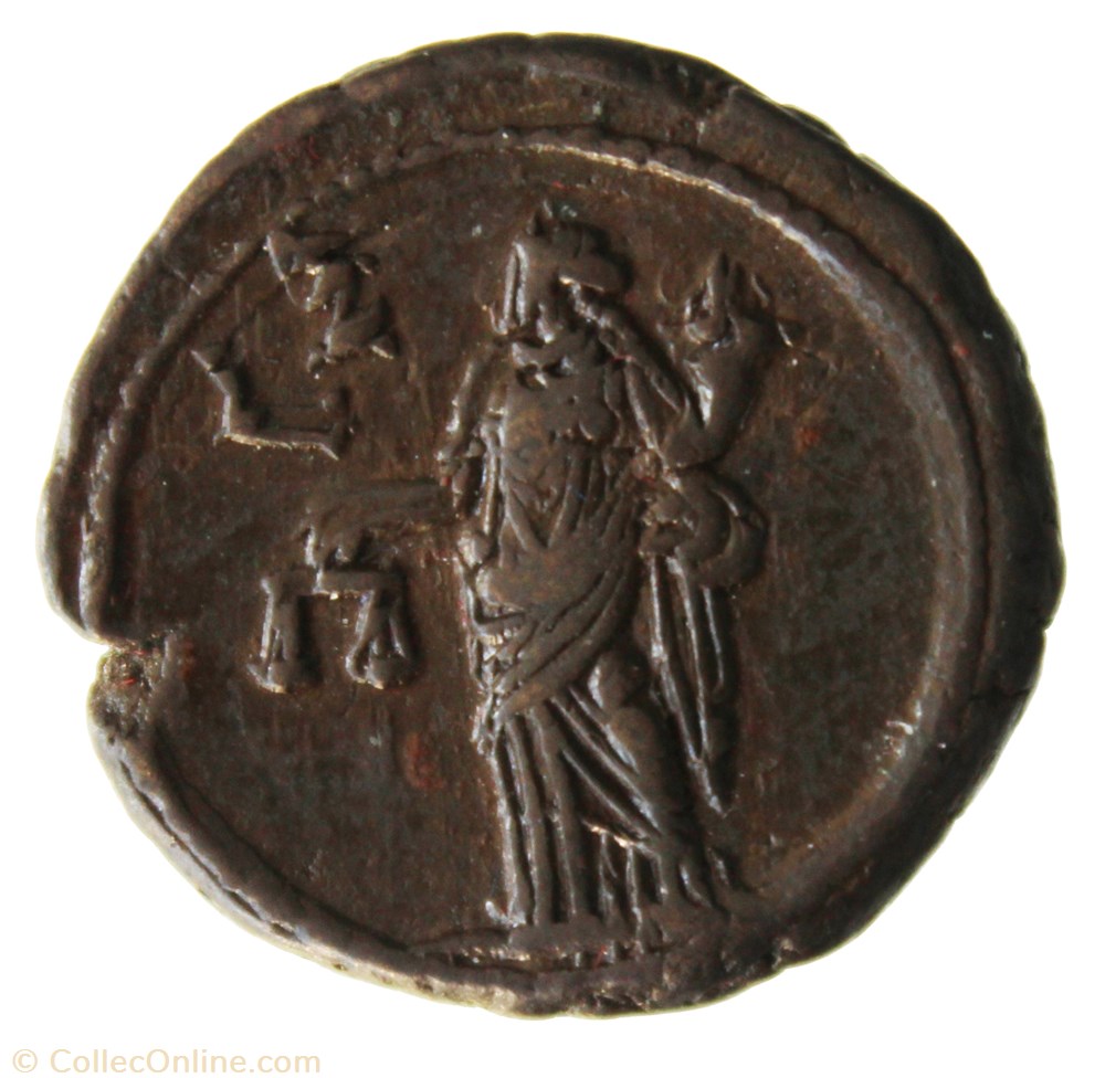 Gordien Auguste an 7 Dikaiosine monnaie antique av jc ap romaine provinciale gordien auguste an 7 dikaiosine