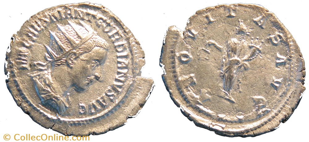 monnaies antiquite av jc romaines republicaines imperiales antoninien 1ere emission double frappe