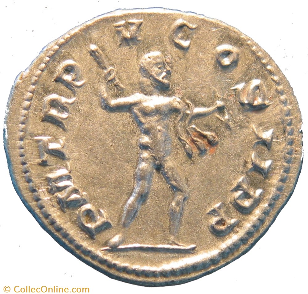 Antoninien 2eme émission phase A Hercules monnaie antique av jc ap romaine antoninien 2eme emission phase a hercules