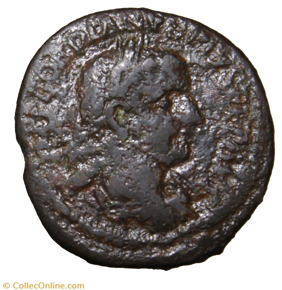 Diassaria Gordien lauré, Proue de galere monnaie antique av jc ap romaine provinciale diassaria gordien laure proue de galere