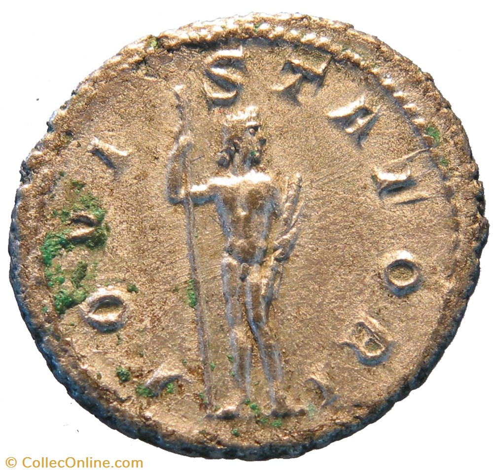 antoninien 4e émission IOVI STATORI monnaie antique av jc ap romaine antoninien 4e emission iovi statori
