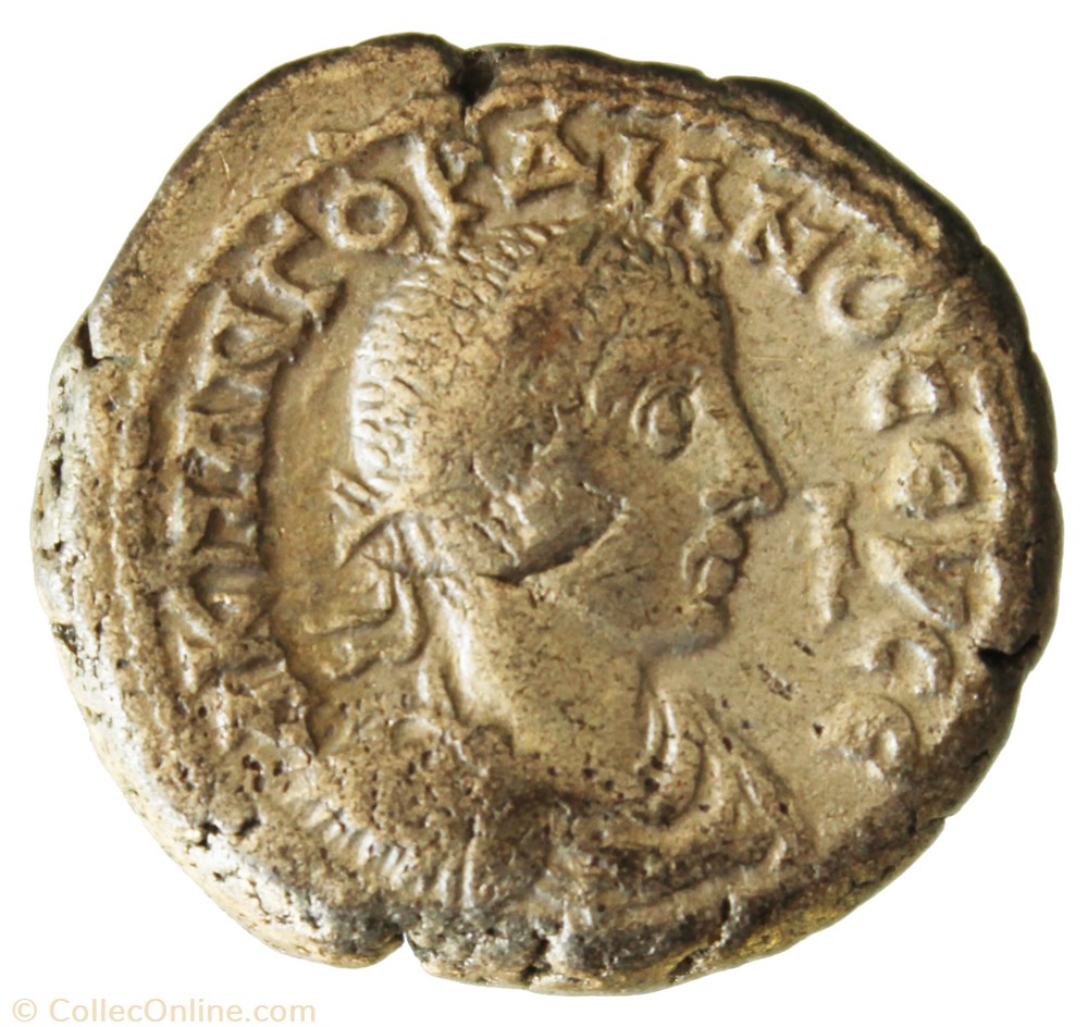 Gordien Auguste an 4 Eirene monnaie antique av jc ap romaine provinciale gordien auguste an 4 eirene