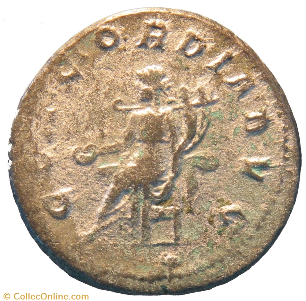 antoninien 3e émission 3e phase Concordia hybride monnaie antique av jc ap romaine antoninien 3e emission 3e phase concordia hybride