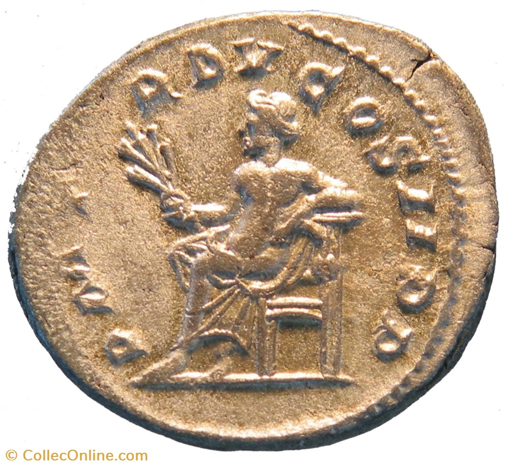 antoninien 4e émission Apollon monnaie antique av jc romaine antoninien 4e emission apollon