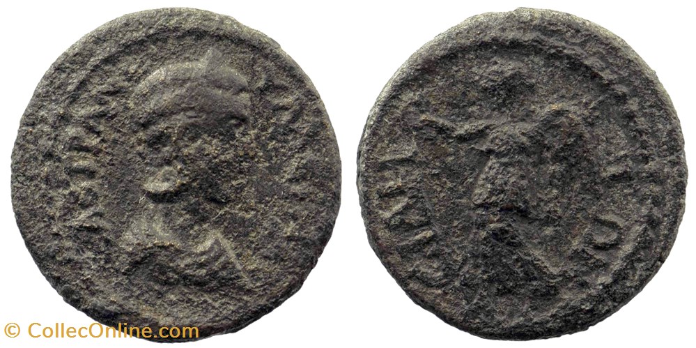 Side Tranquilline AE18 Nike monnaie antique av jc ap romaine provinciale side tranquilline ae18 nike