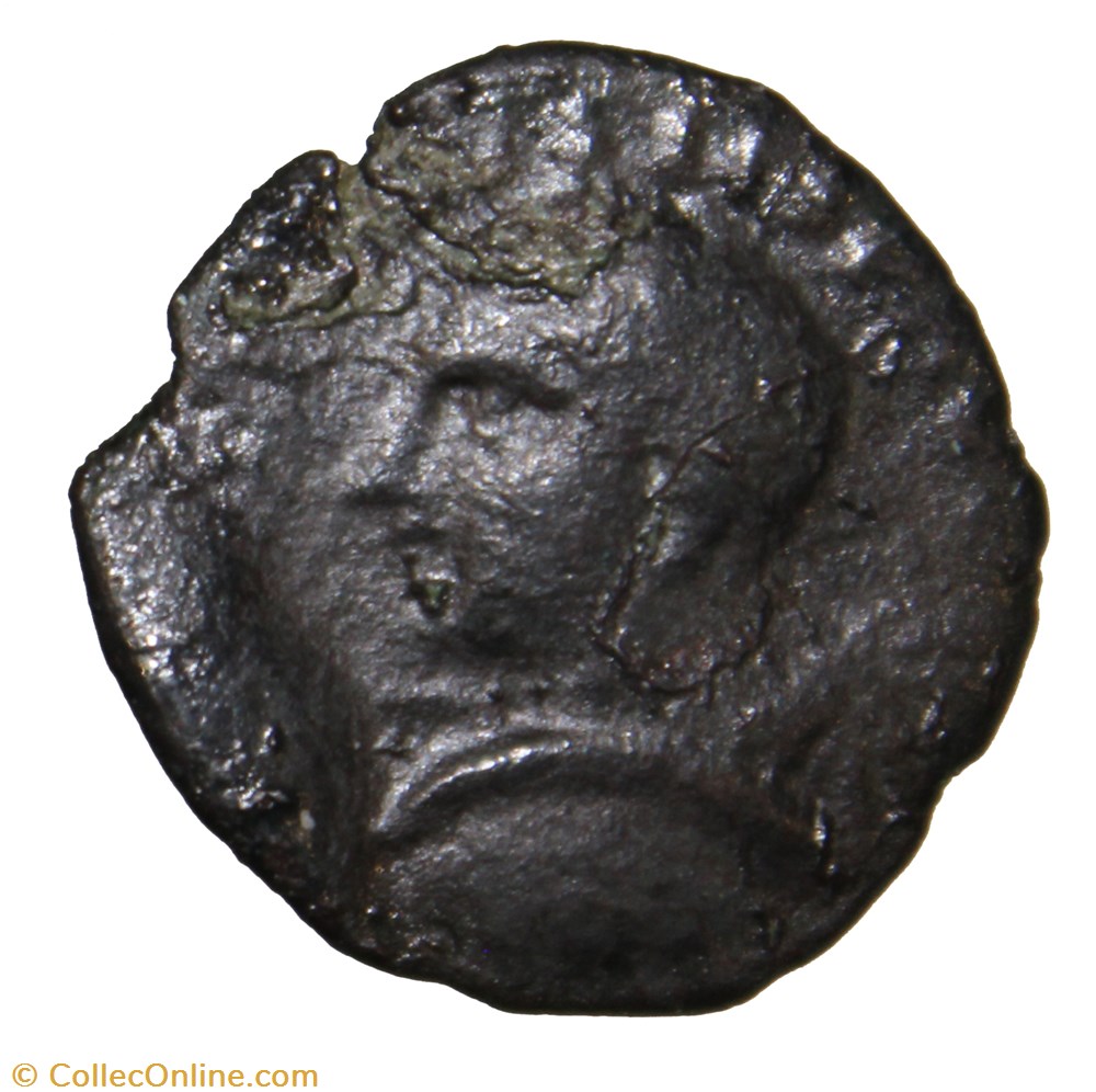Assarion Gordien tete de boeuf monnaie antique av jc ap romaine provinciale assarion gordien tete de boeuf