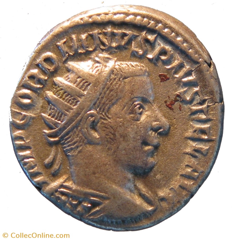 Antoninien 2eme émission phase B Gordien monnaie antique av jc ap romaine antoninien 2eme emission phase b gordien