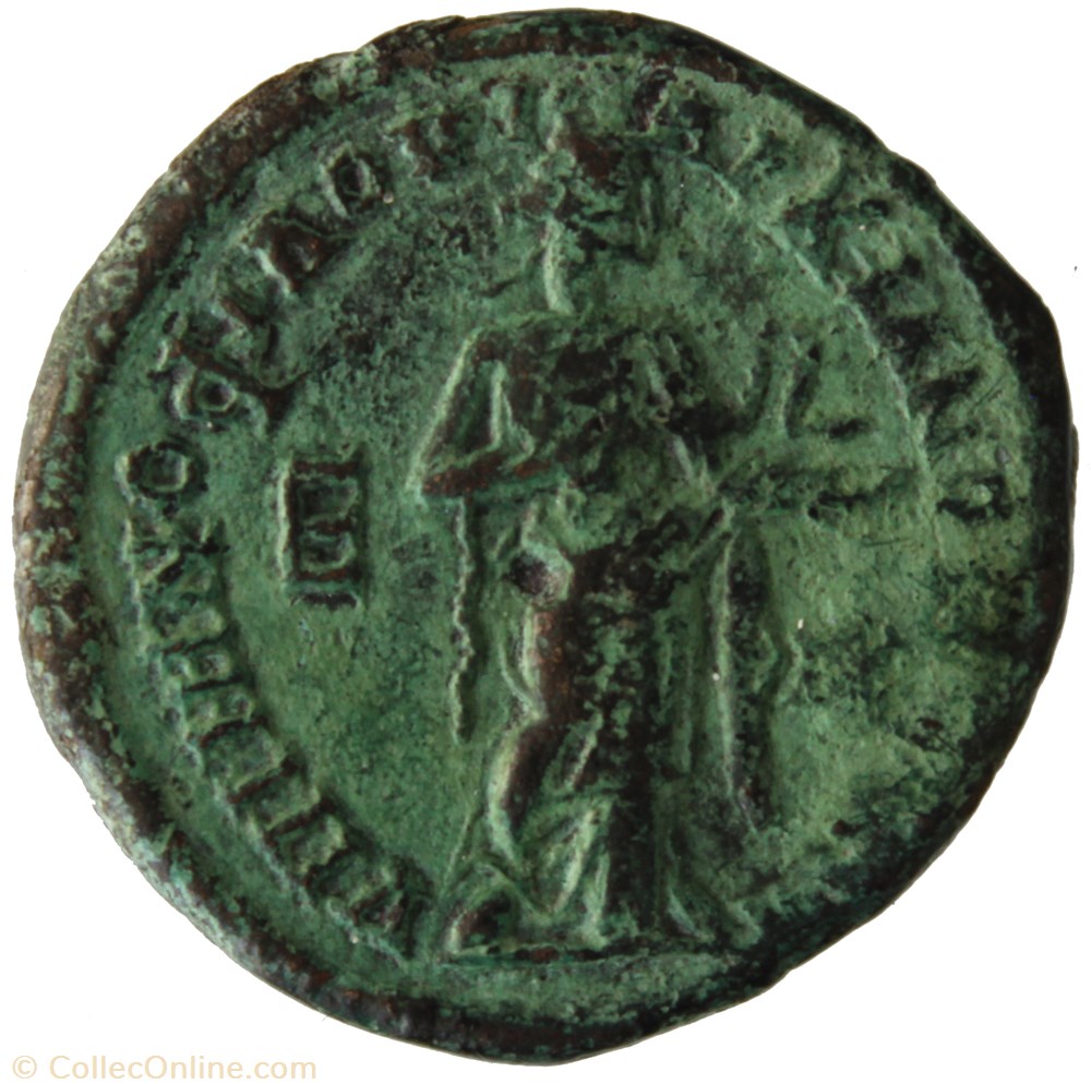monnaie antique av jc romaine provinciale pentassaria gordien et sarapis hygiea
