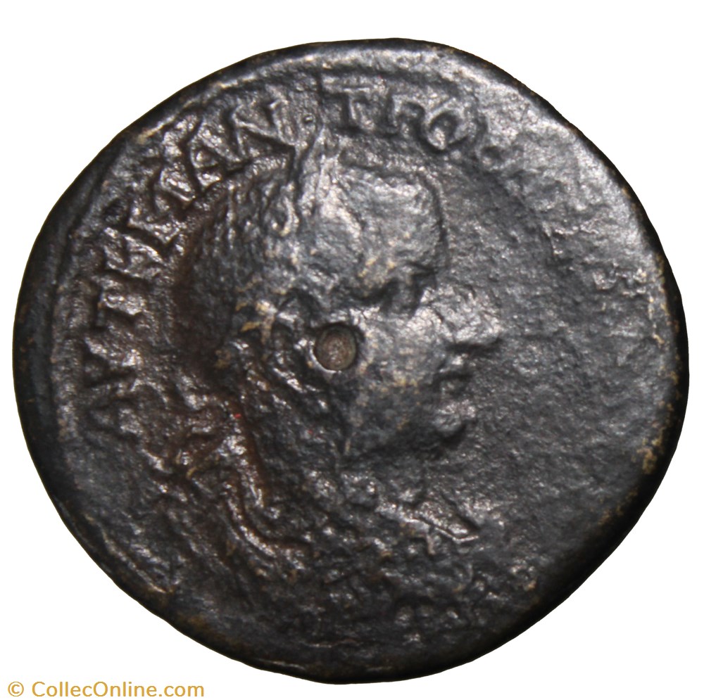 Gordien Tétrassaria Apollon monnaie antique av jc romaine provinciale gordien tetrassaria apollon