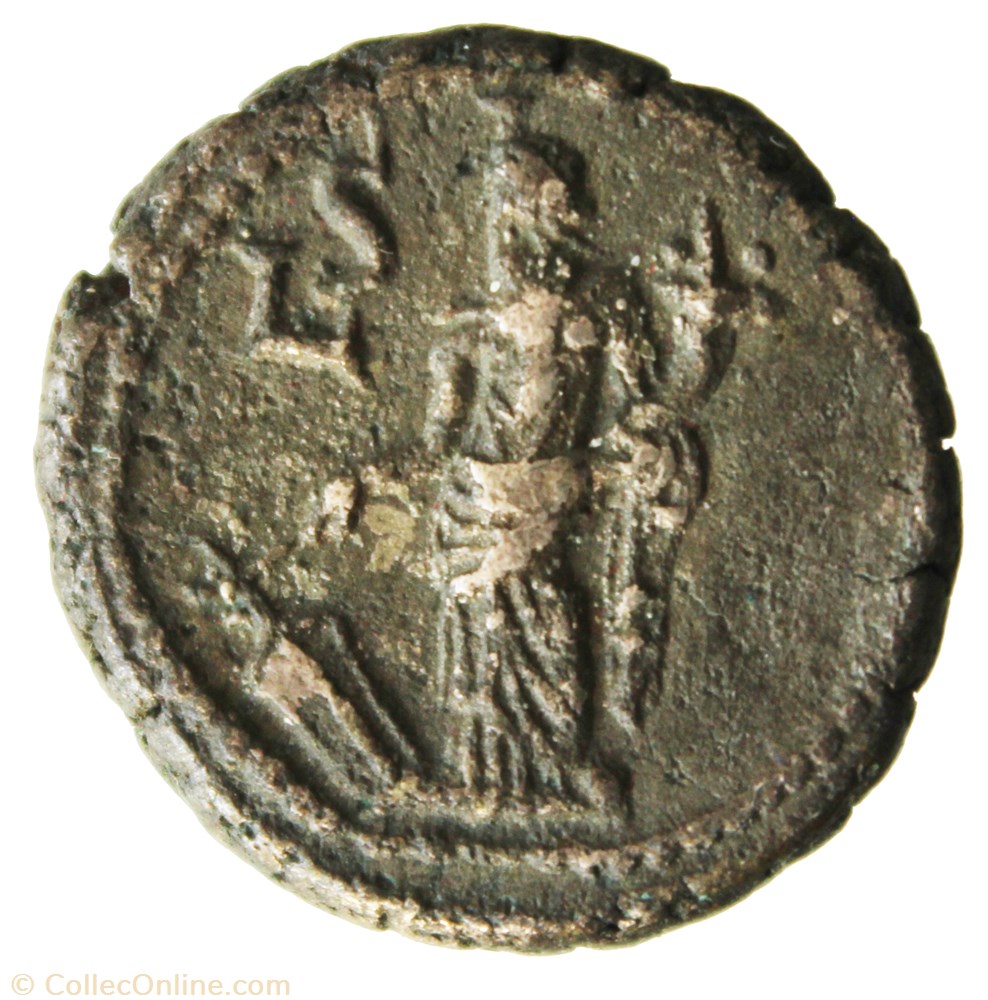 Gordien Auguste an 6 Tyche monnaie antique av jc ap romaine provinciale gordien auguste an 6 tyche