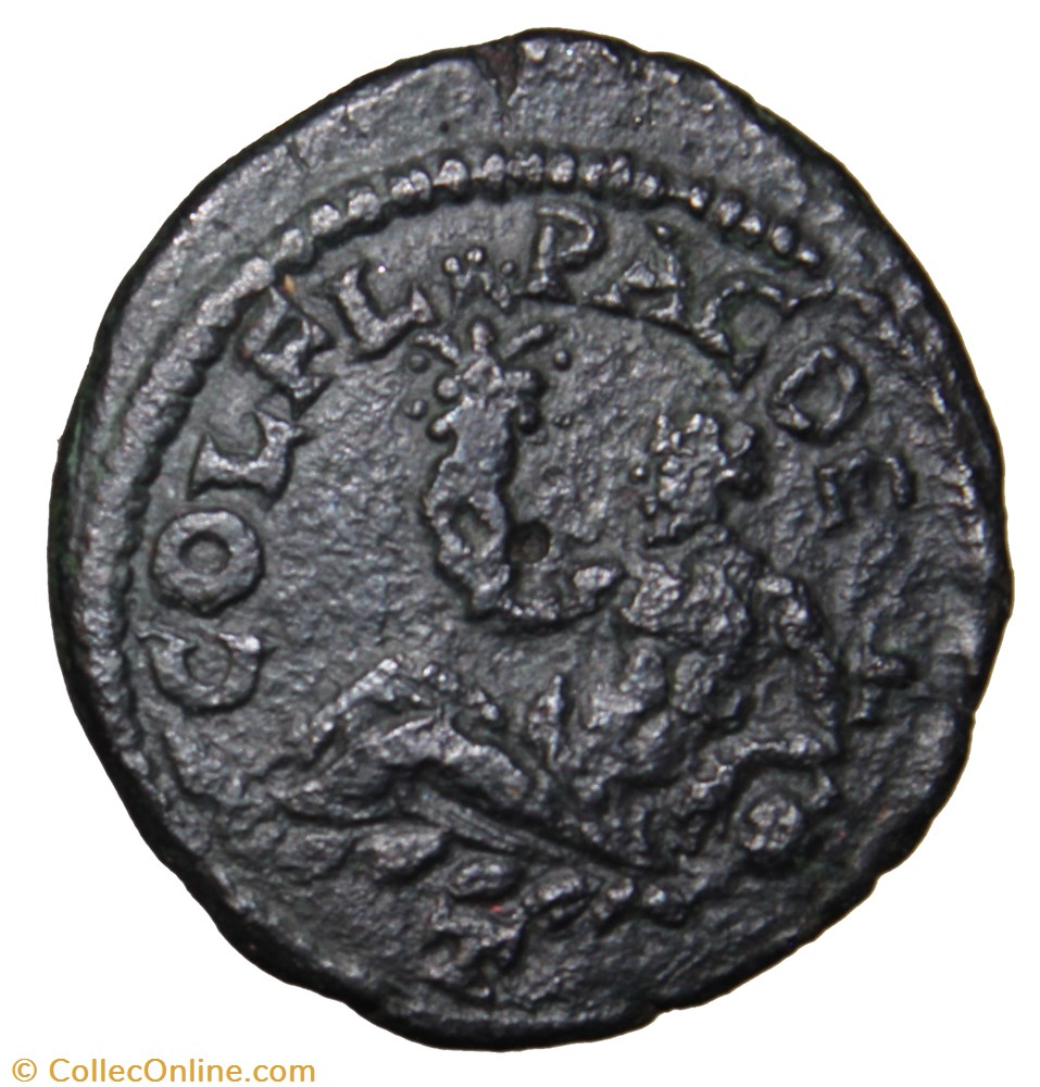 Diassaria Gordien lauré, Dieu fleuve monnaie antique av jc ap romaine provinciale diassaria gordien laure dieu fleuve