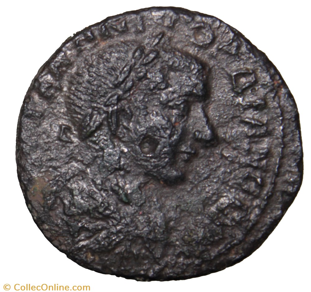 Gordien Tétrassaria Temple monnaie antique av jc ap romaine provinciale gordien tetrassaria temple