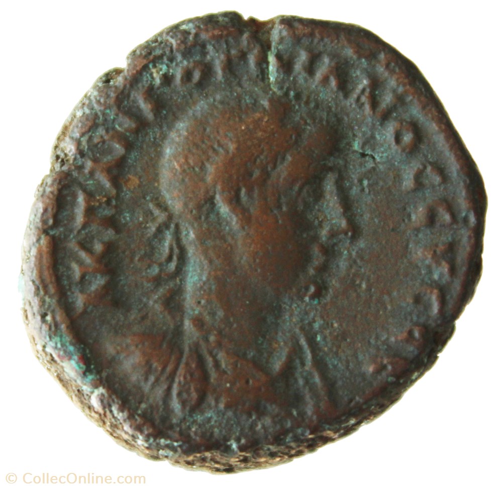 Gordien Auguste an 4 Nike monnaie antique av jc ap romaine provinciale gordien auguste an 4 nike