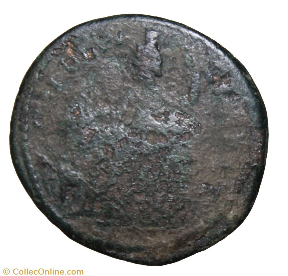 Diassaria Gordien lauré, Hades monnaie antique av jc ap romaine provinciale diassaria gordien laure hades