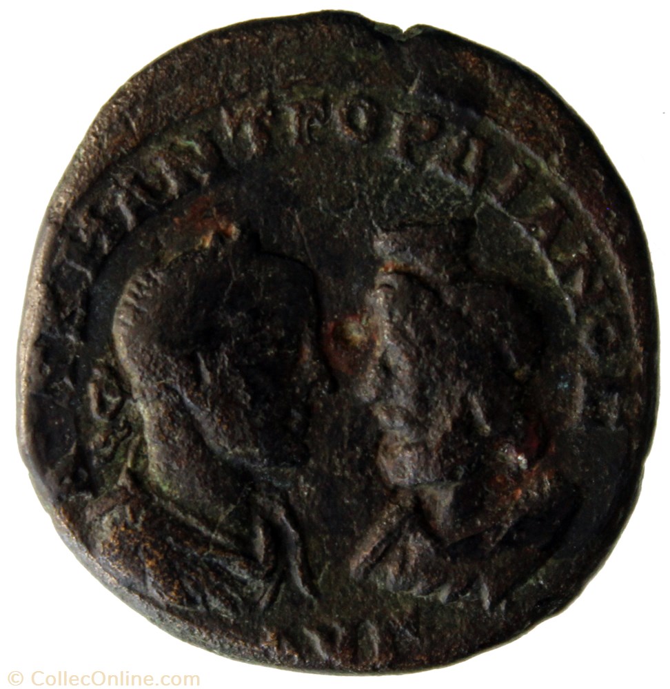 Pentassaria Gordien et Sarapis Sarapis monnaie antique av jc romaine provinciale pentassaria gordien et sarapis sarapis