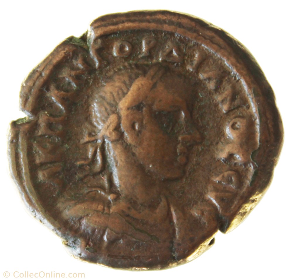 Gordien Auguste an 2 Nilus monnaie antique av jc ap romaine provinciale gordien auguste an 2 nilus
