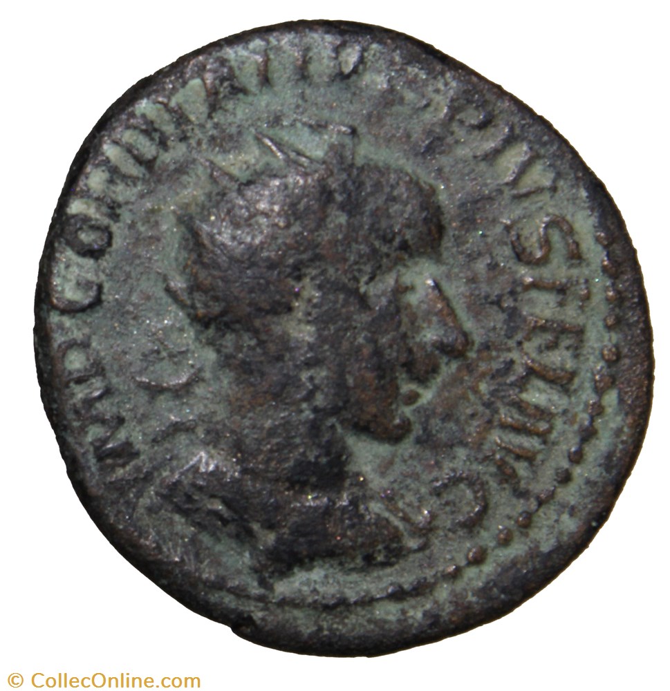 Diassaria Gordien radié, concordia monnaies antiquite av jc ap romaines provinciales diassaria gordien radie concordia