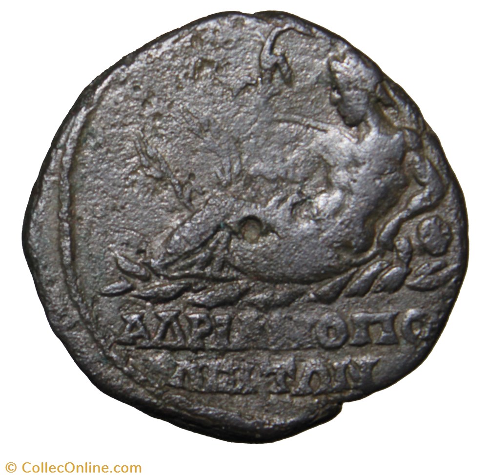 Gordien Tétrassaria Dieu fleuve monnaie antique av jc ap romaine provinciale gordien tetrassaria dieu fleuve