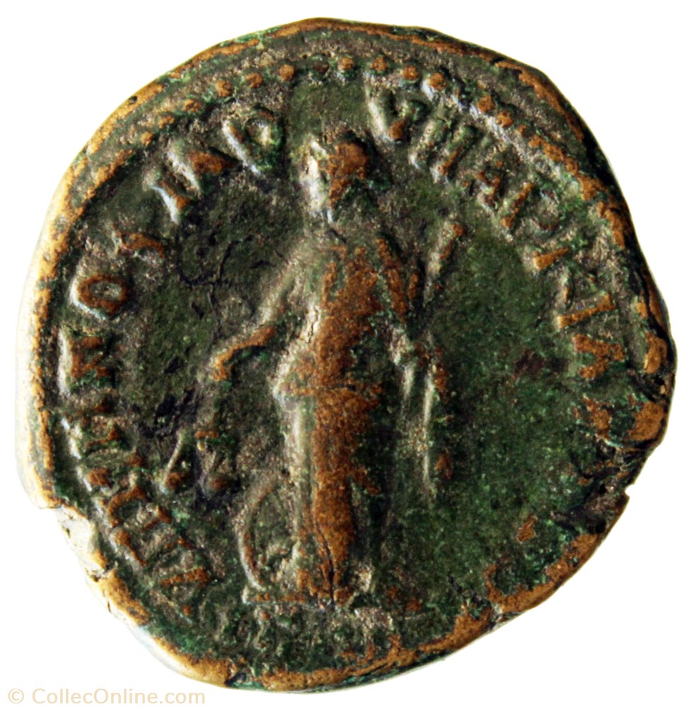 Tétrassaria Dikaiosine monnaie antique av jc ap romaine provinciale tetrassaria dikaiosine