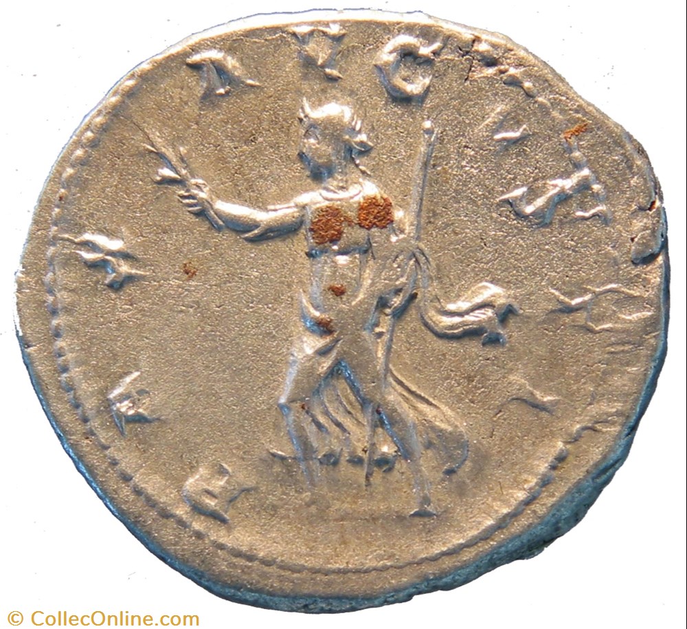 Antoninien 2eme émission phase A Pax monnaie antique av jc ap romaine antoninien 2eme emission phase a pax