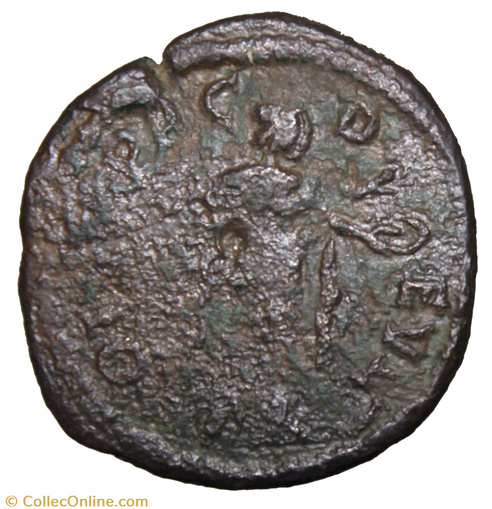 Diassaria Gordien lauré, Salus monnaies antiquite av jc ap romaines provinciales diassaria gordien laure salus