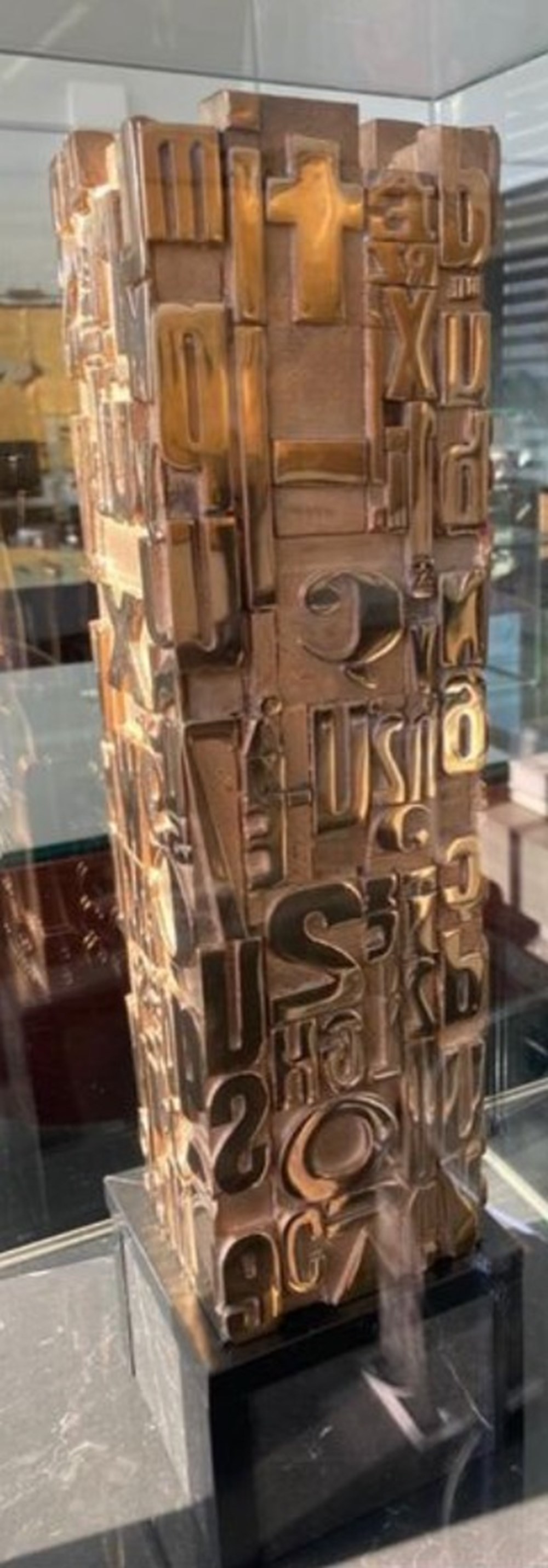 Bronze Cryptogram 2020 art antiquites sculptures bronzes bronze cryptogram 2020