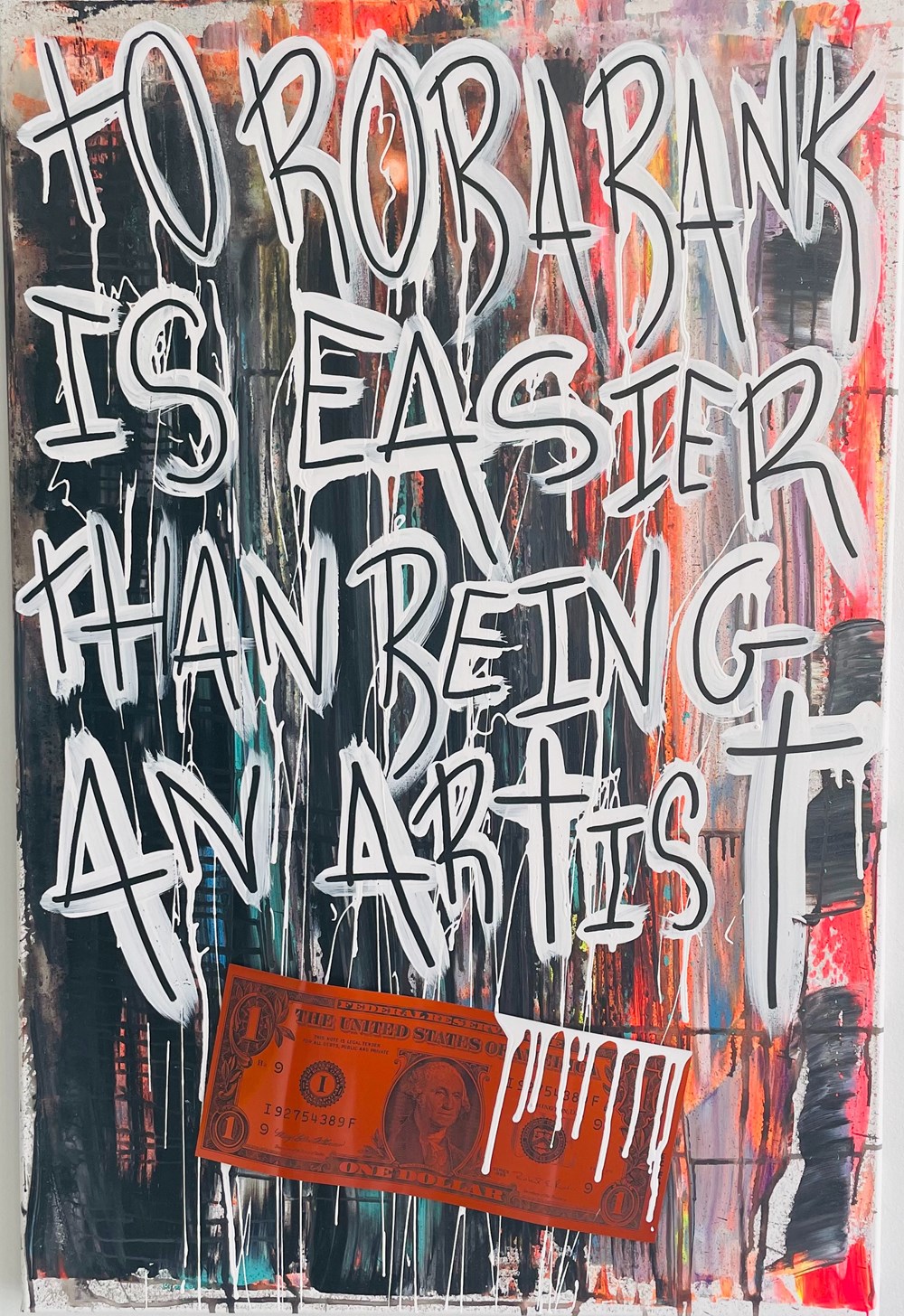 To Rob A Bank 2020 art antiquites peintures dessins techniques mixtes to rob a bank 2020