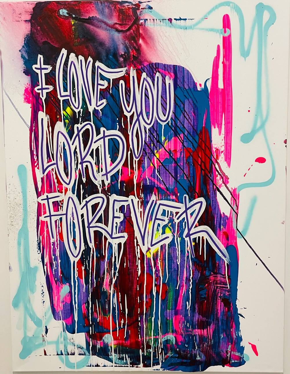 art antiquites peintures dessins techniques mixtes i love you lord forever 2021