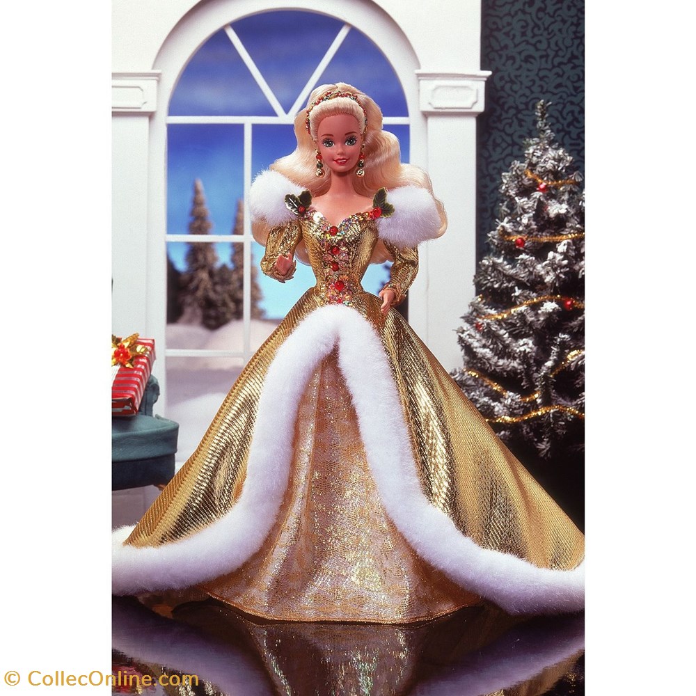x1994 - HAPPY HOLIDAYS 1994 BARBIE DOLL - SKU 12155 jeux de societe jouets poupees x1994 happy holidays 1994 barbie doll sku 12155