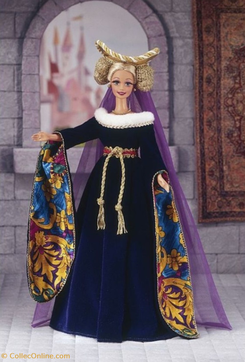 jeux de societe jouets poupees 1995 sku 12791 medieval lady barbie doll