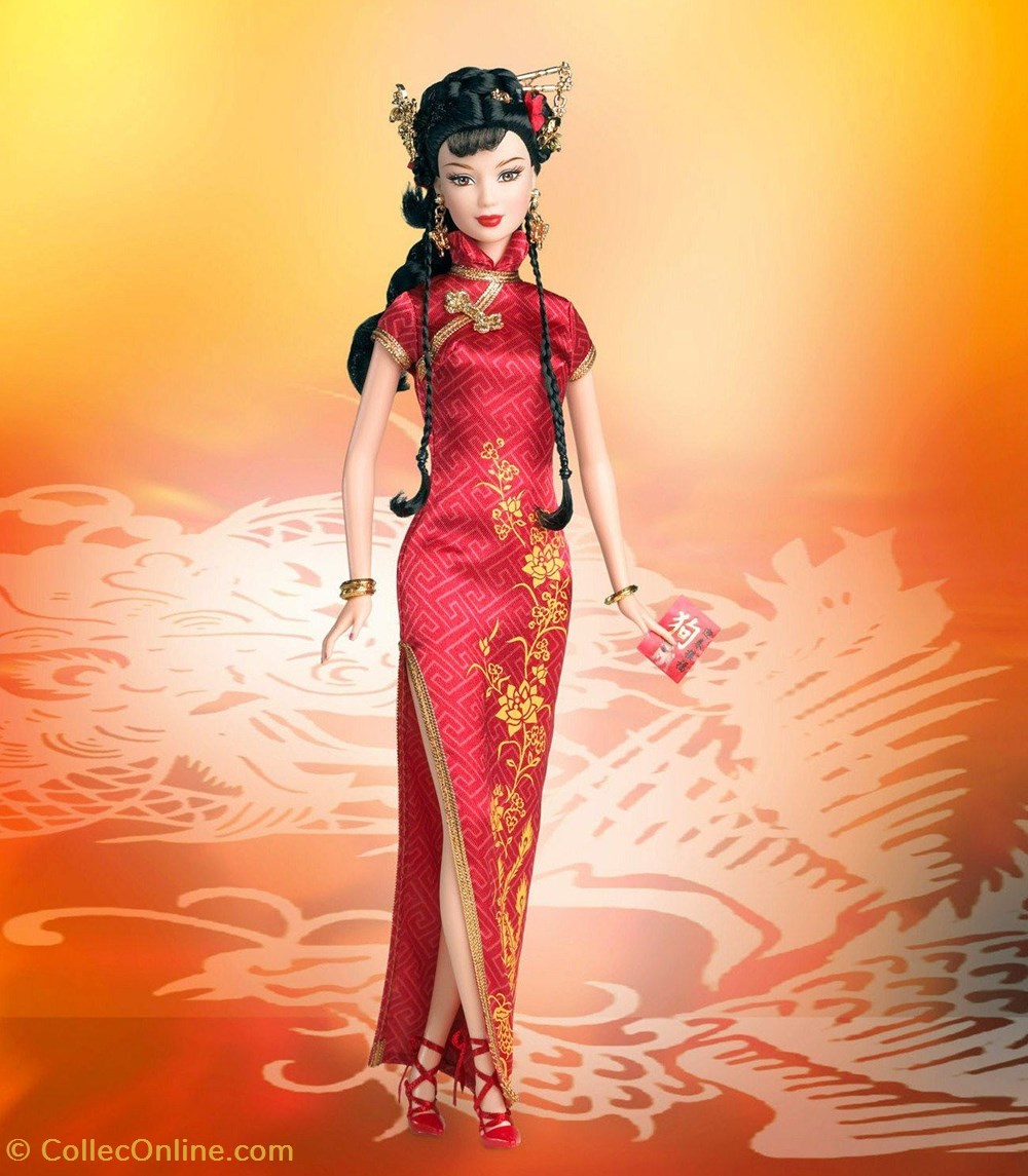 jeux de societe jouets poupees x2005 chinese new year barbie doll sku j0928