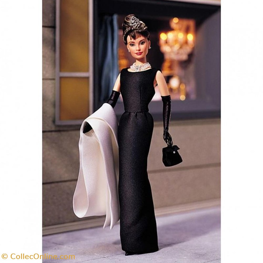 jeux de societe jouets poupees 1998 sku 20355 audrey hepburn in breakfast at tiffany s barbie doll