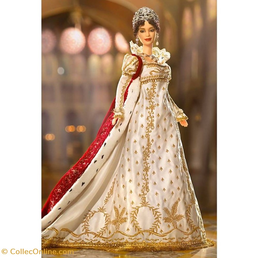 2005 - SKU # G8051 - EMPRESS JOSEPHINE BARBIE DOLL jeux de societe jouets poupees 2005 sku g8051 empress josephine barbie doll