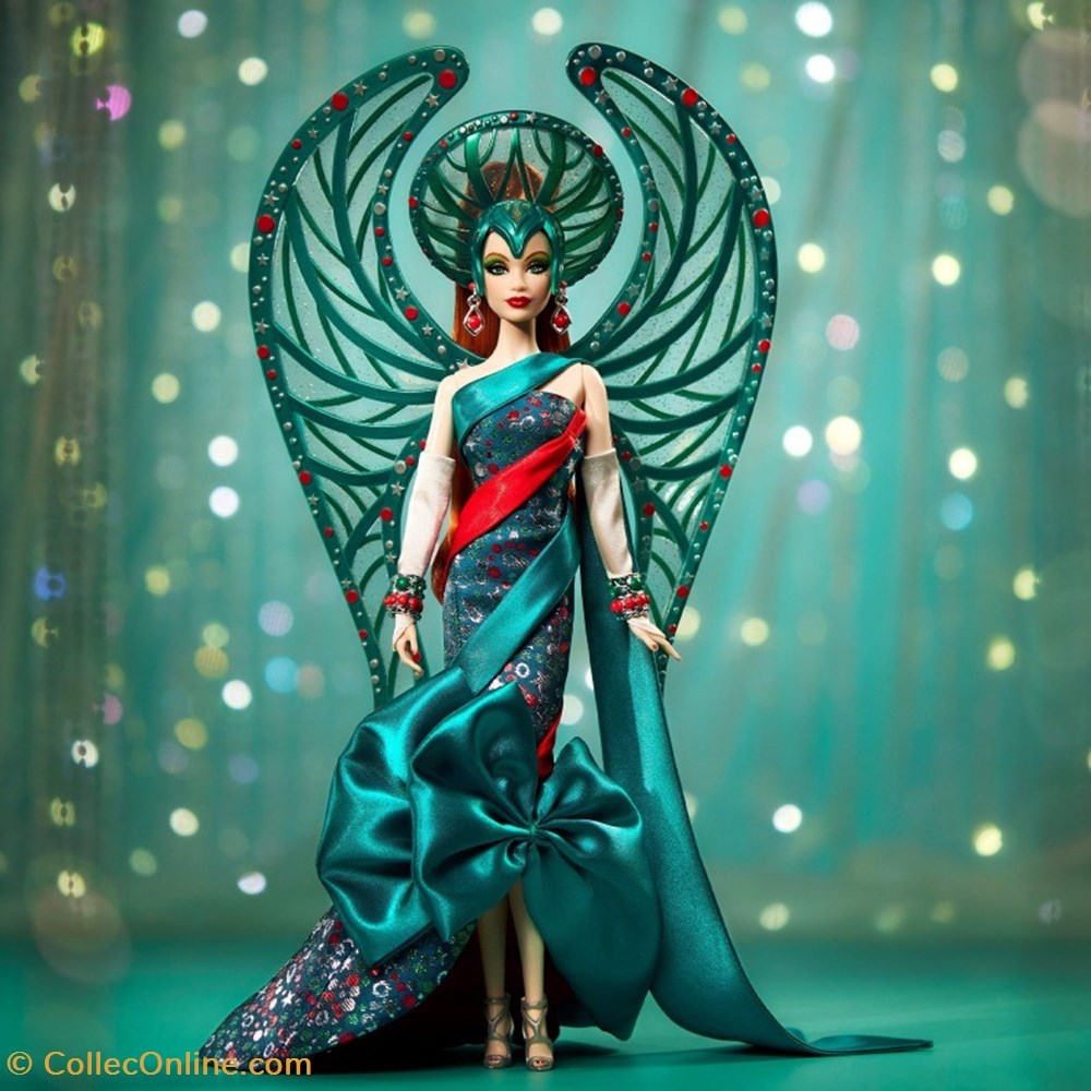 jeux de societe jouets poupees x2024 bob mackie holiday angel barbie doll sku hrm70