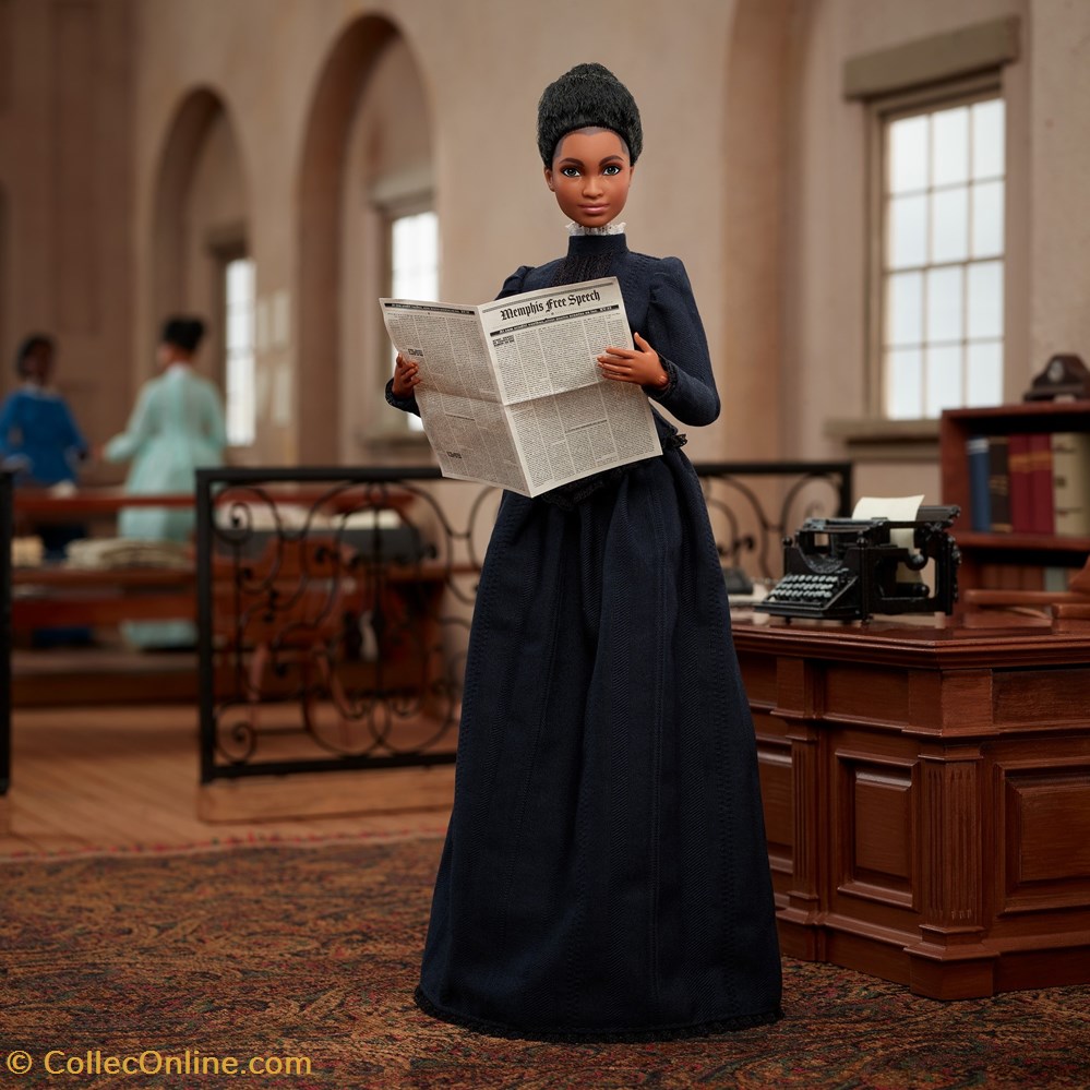 x2022 - IDA B. WELLS BARBIE DOLL - SKU HCB80 jeux de societe jouets poupees x2022 ida b wells barbie doll sku hcb80