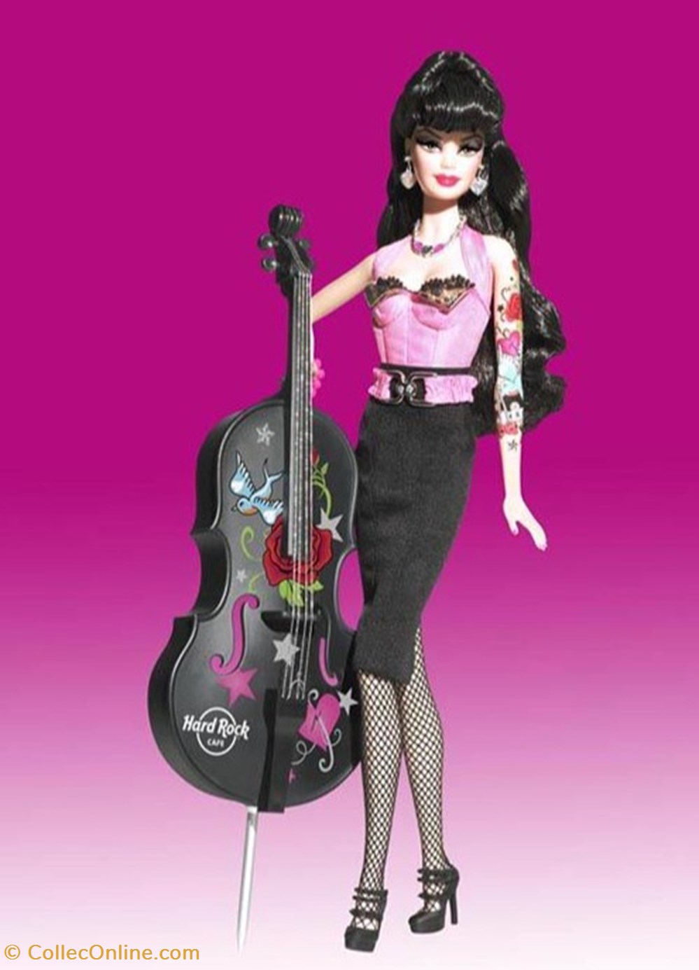 x2009 - 2009 HARD ROCK CAFE BARBIE DOLL - SKU N6606 jeux de societe jouets poupees x2009 2009 hard rock cafe barbie doll sku n6606