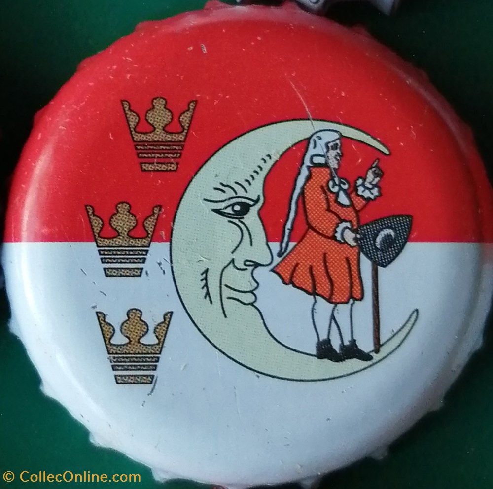 GILDEN KOLSCH rouge Blanche série karneval 2015 lune Allemagne capsules muselets biere gilden kolsch rouge blanche serie karneval 2015 lune allemagne