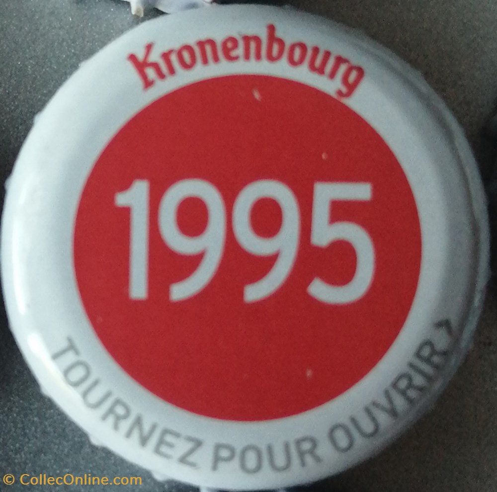 capsules muselets biere france serie blanche 1995
