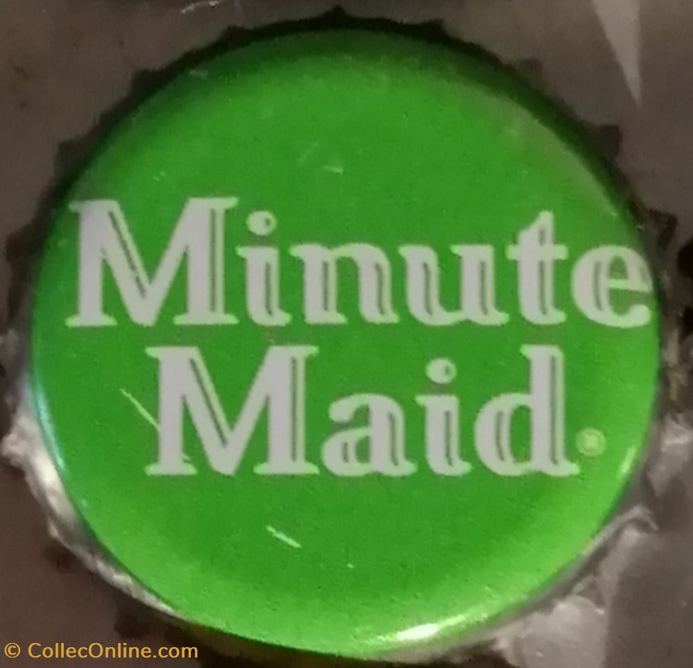 MINUTE MAID capsules muselets soda et autres boisson minute maid