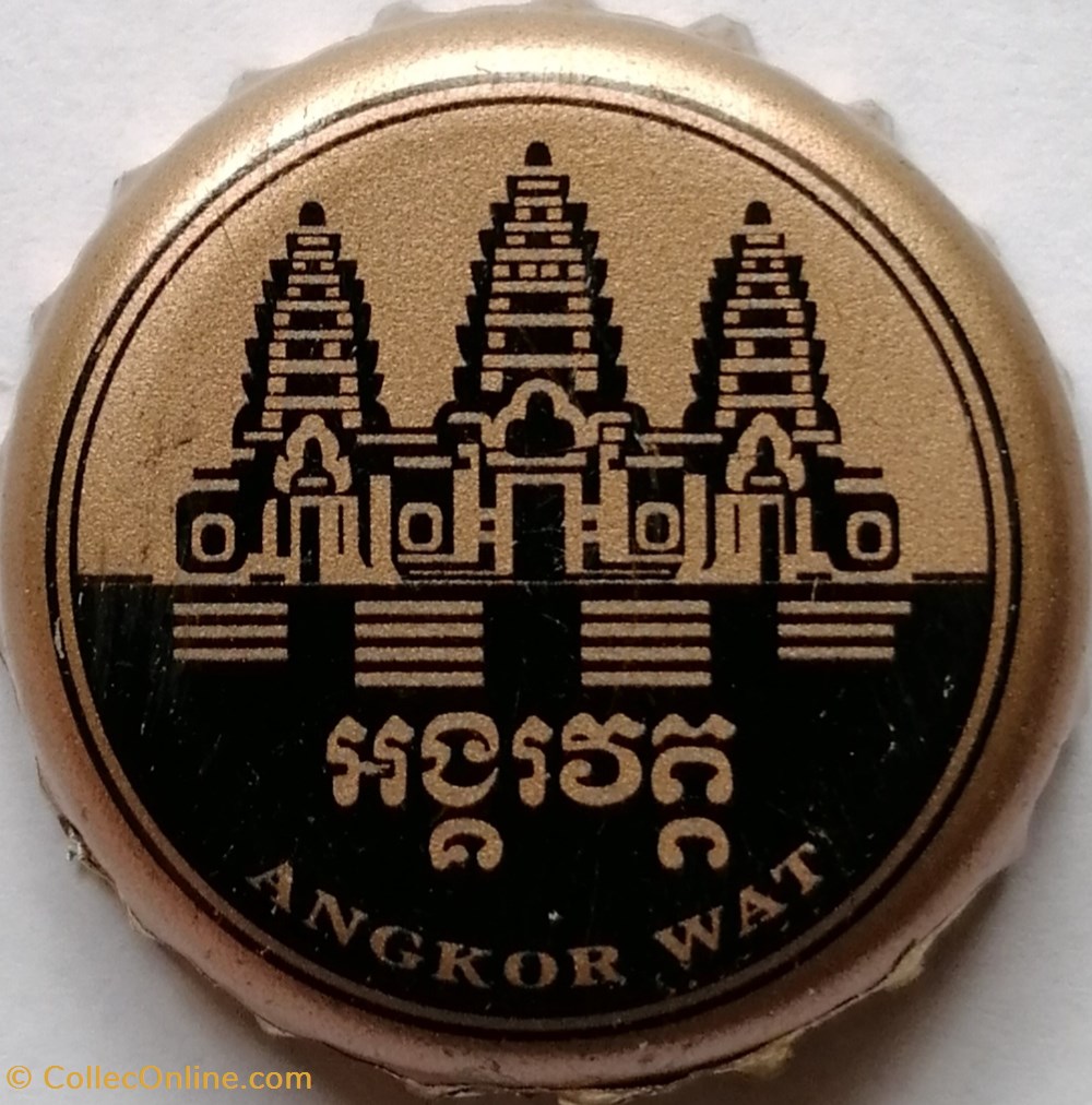 capsules muselets biere cambodge angkor wat