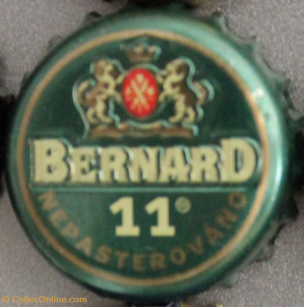 BERNARD capsules muselets biere republique tcheque bernard