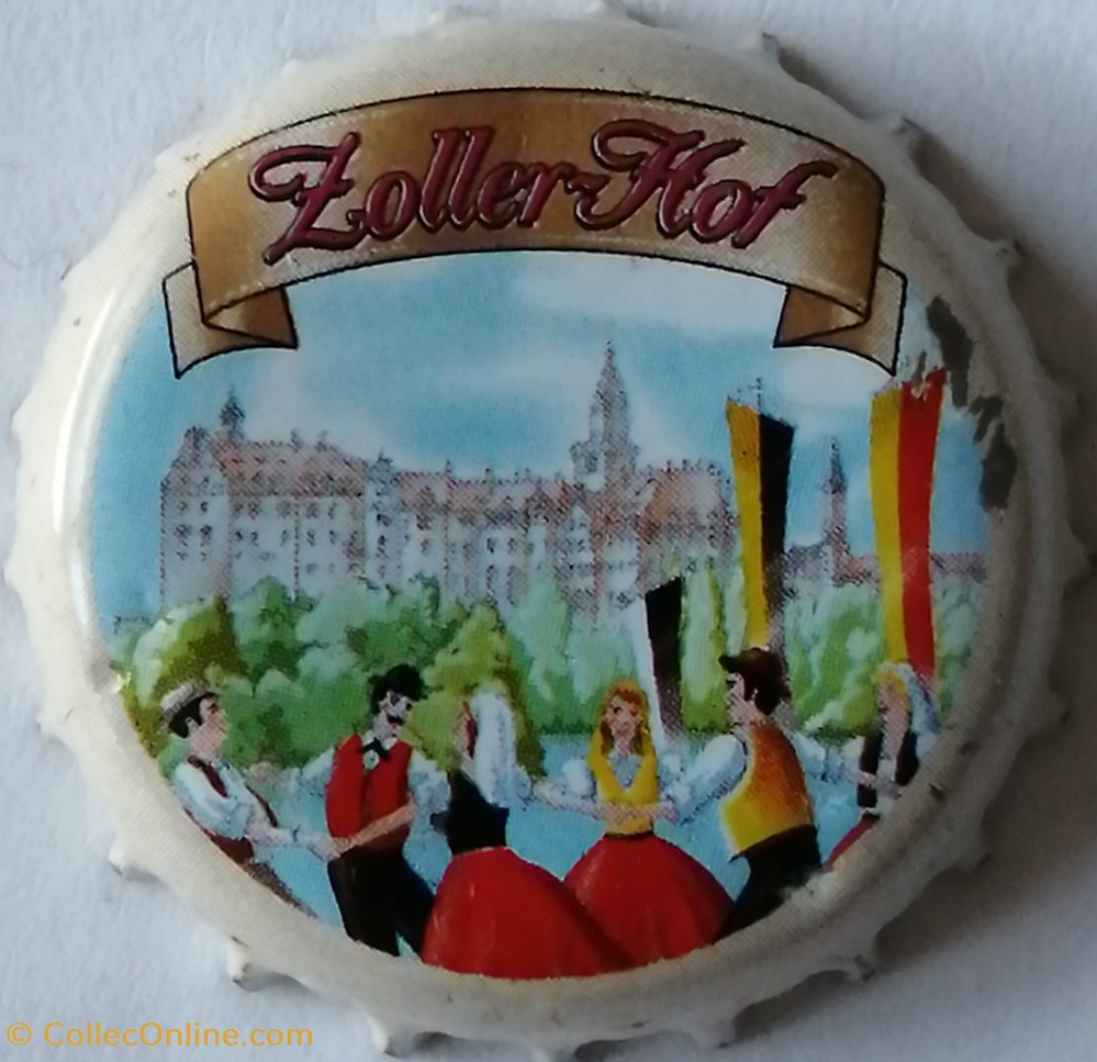 ZOLLER HOF capsules muselets biere allemagne zoller hof