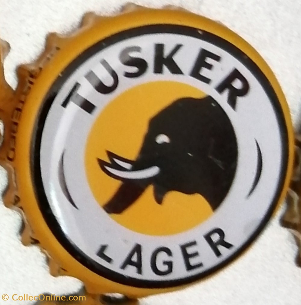TUSKER capsules muselets biere kenya tusker