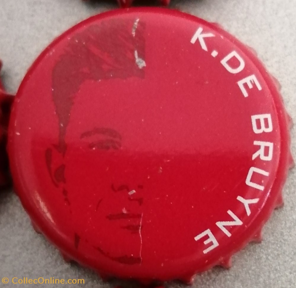 capsules muselets biere jupiler diables rouges k de bruyne belgique