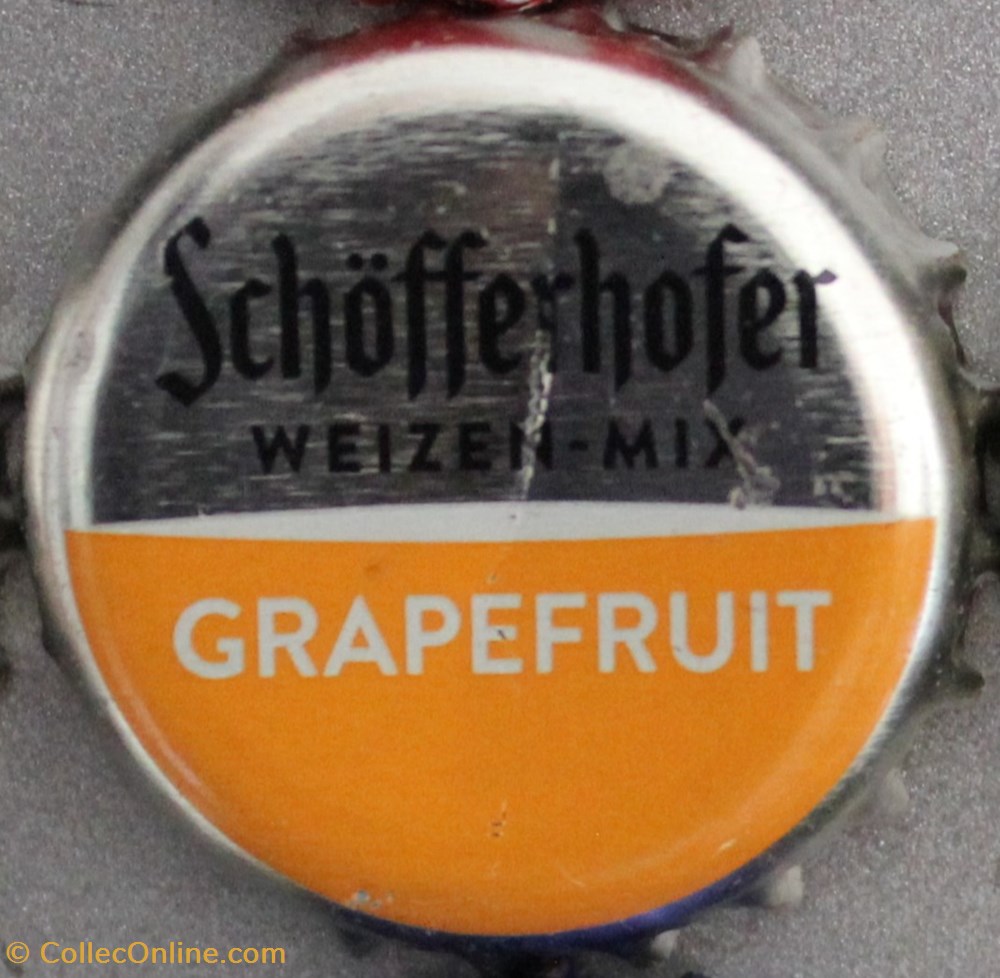 SCHOFFERHOFER capsules muselets biere allemagne schofferhofer