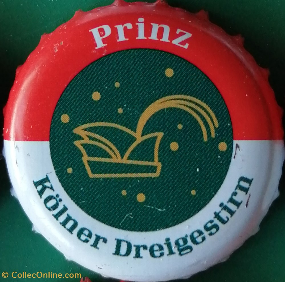 GILDEN KOLSCH rouge Blanche série karneval 2015 verte prinz Allemagne capsules muselets biere gilden kolsch rouge blanche serie karneval 2015 verte prinz allemagne