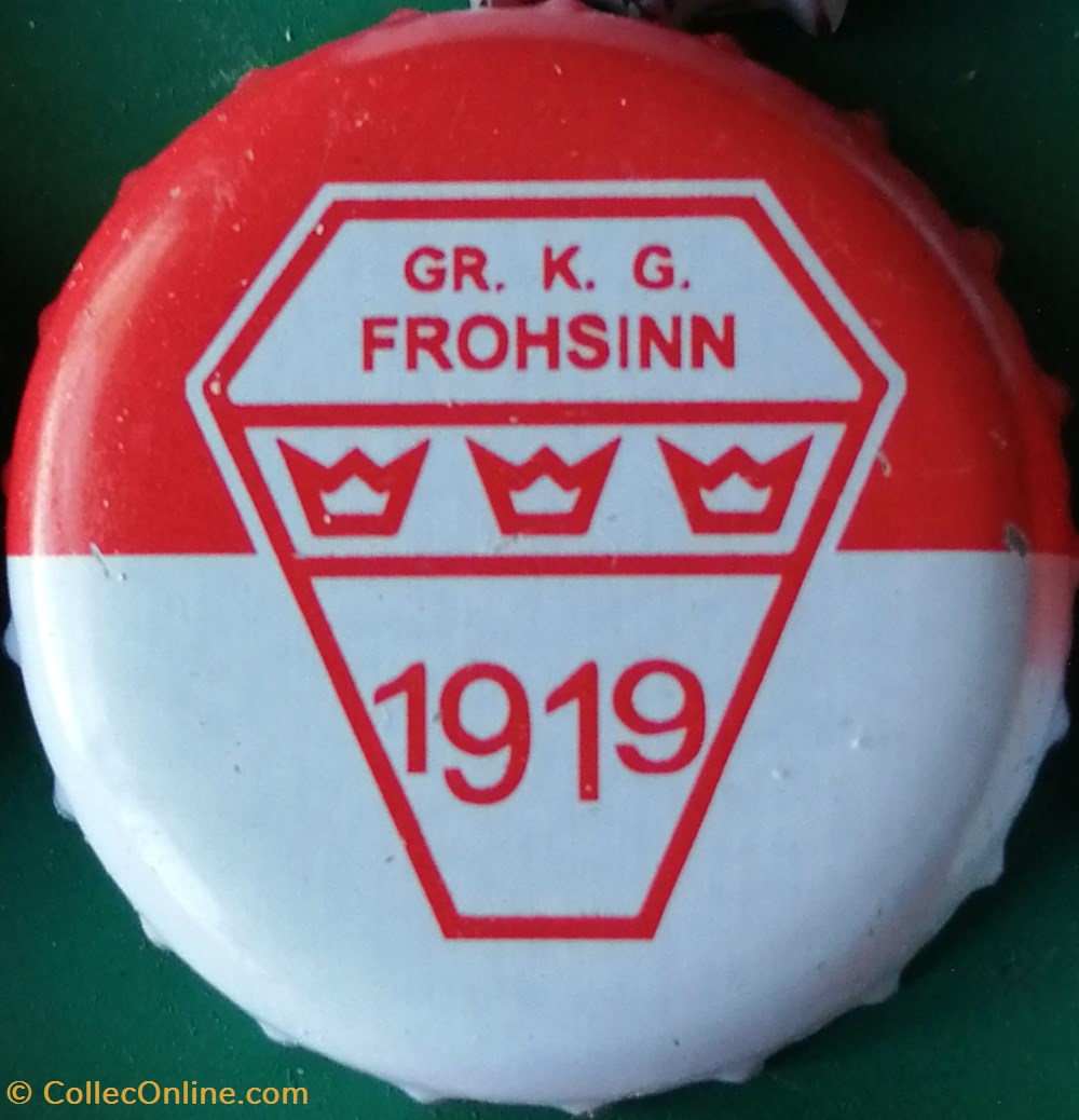 GILDEN KOLSCH rouge Blanche série karneval 2015 logo blanc rouge 1919 Allemagne capsules muselets biere gilden kolsch rouge blanche serie karneval 2015 logo blanc rouge 1919 allemagne